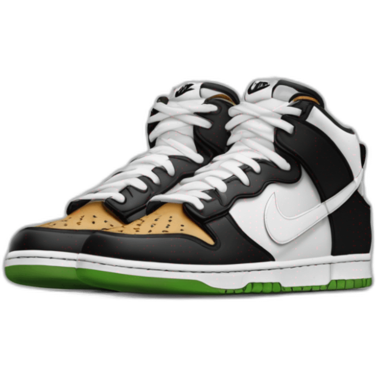 Nike Dunk lox panda emoji