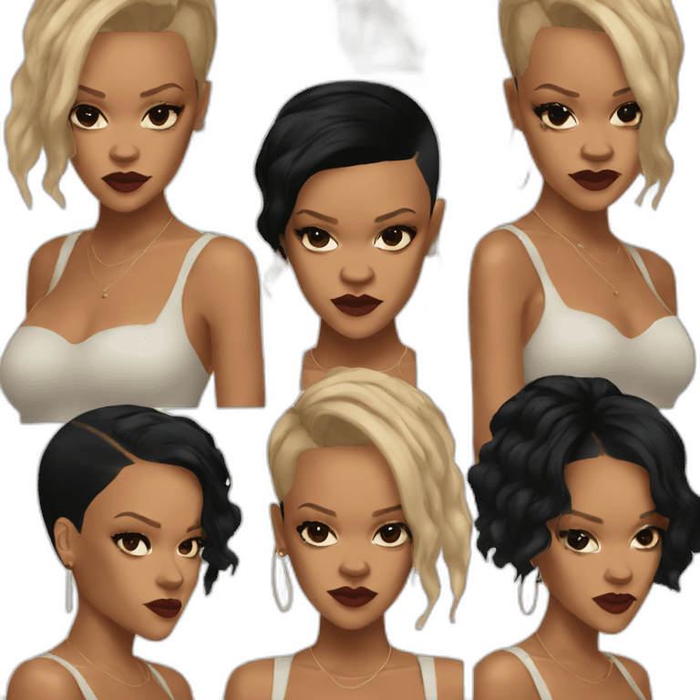 Robyn Rihanna Fenty emoji