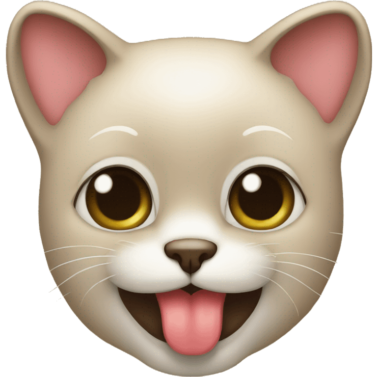 Chat qui fait un bisou  emoji