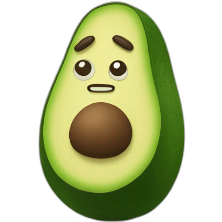 avocado moai emoji