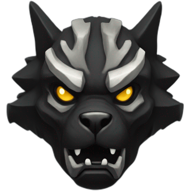 Black Protogen emoji