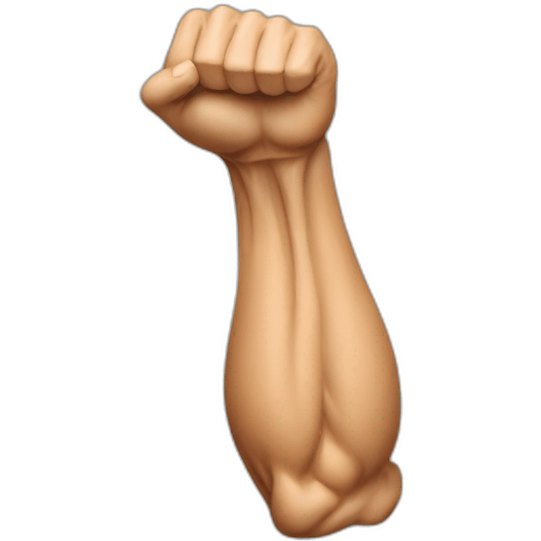 Triceps muscle arm emoji