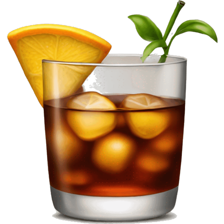 Old fashioned drink emoji