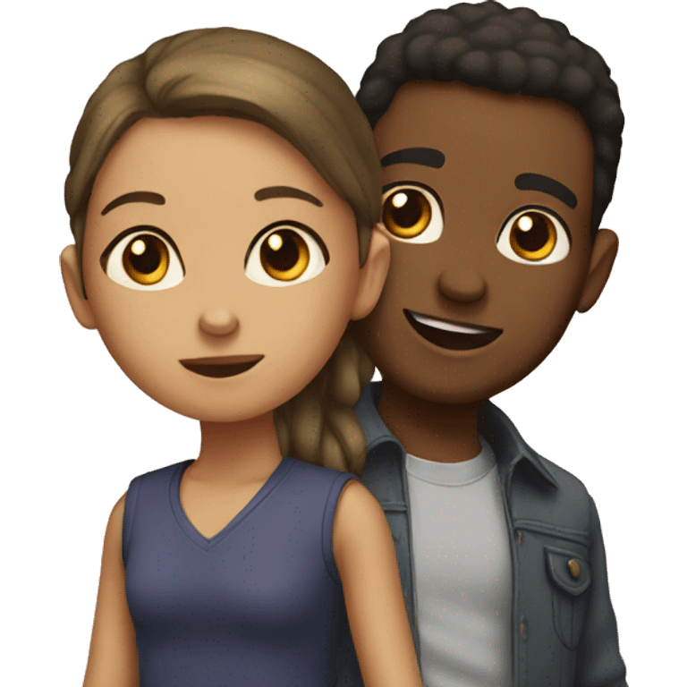 Brother and sister  emoji