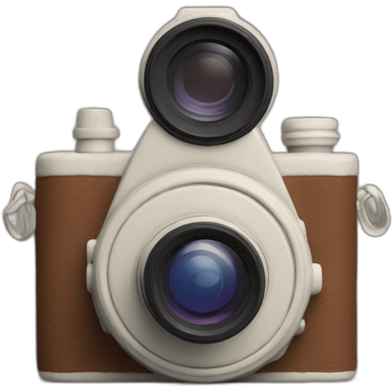 Plasticine slr film camera emoji