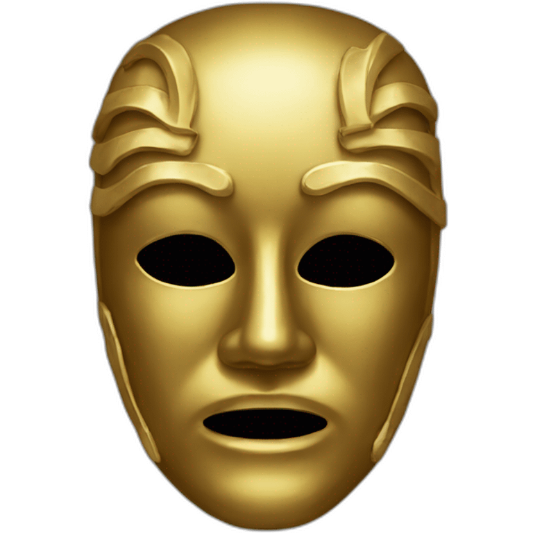 golden tragedy mask emoji