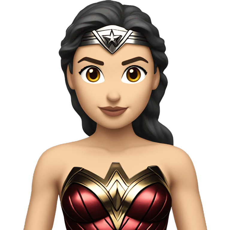 gal gadot as wonder woman entire figure emoji