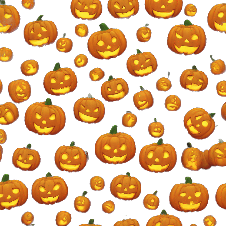 Jack o lantern emoji