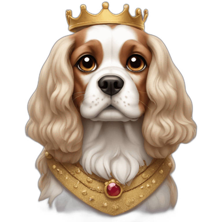 Dog king charles emoji