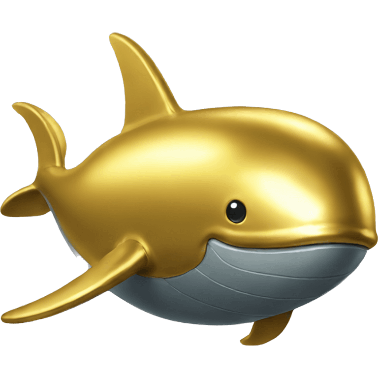 gold space whale emoji