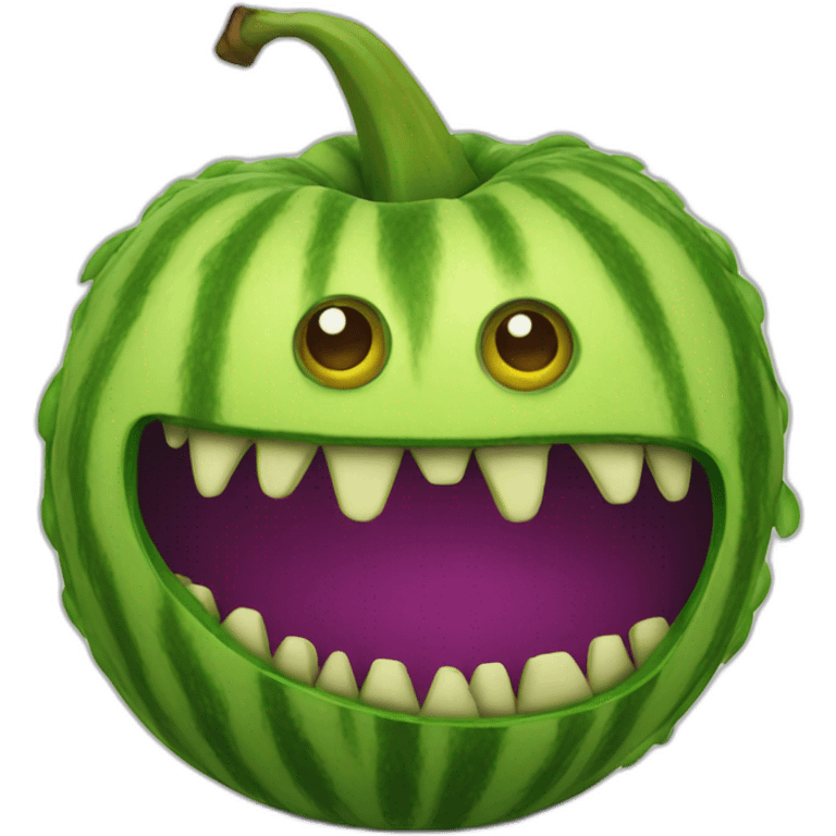 Fruit monster emoji