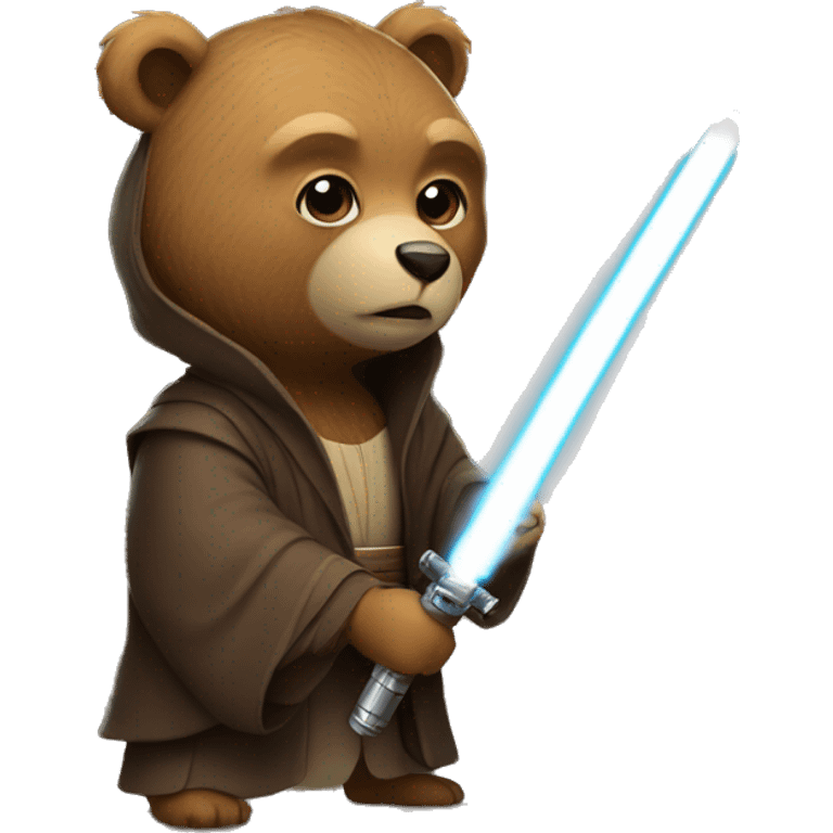 Jedi bear emoji