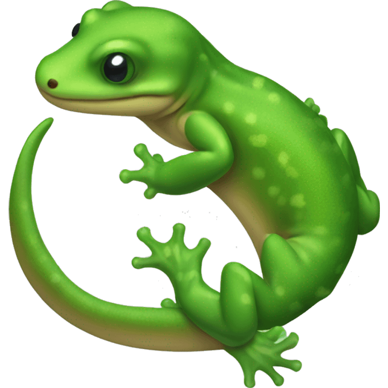 green salamander emoji