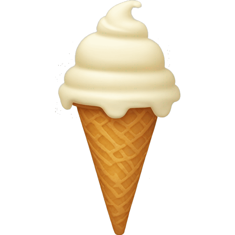 Simple ice cream emoji