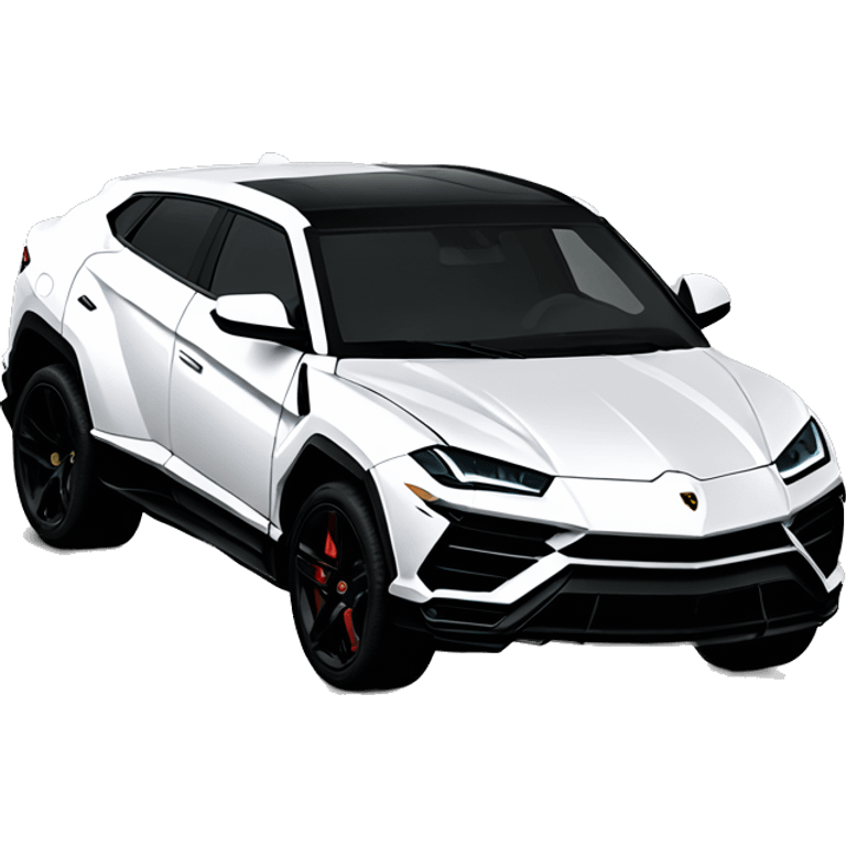 A black lamborghini urus emoji