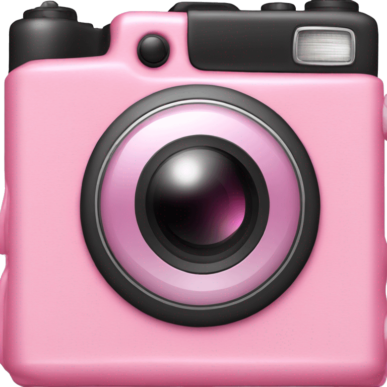 A pink digital camera old emoji