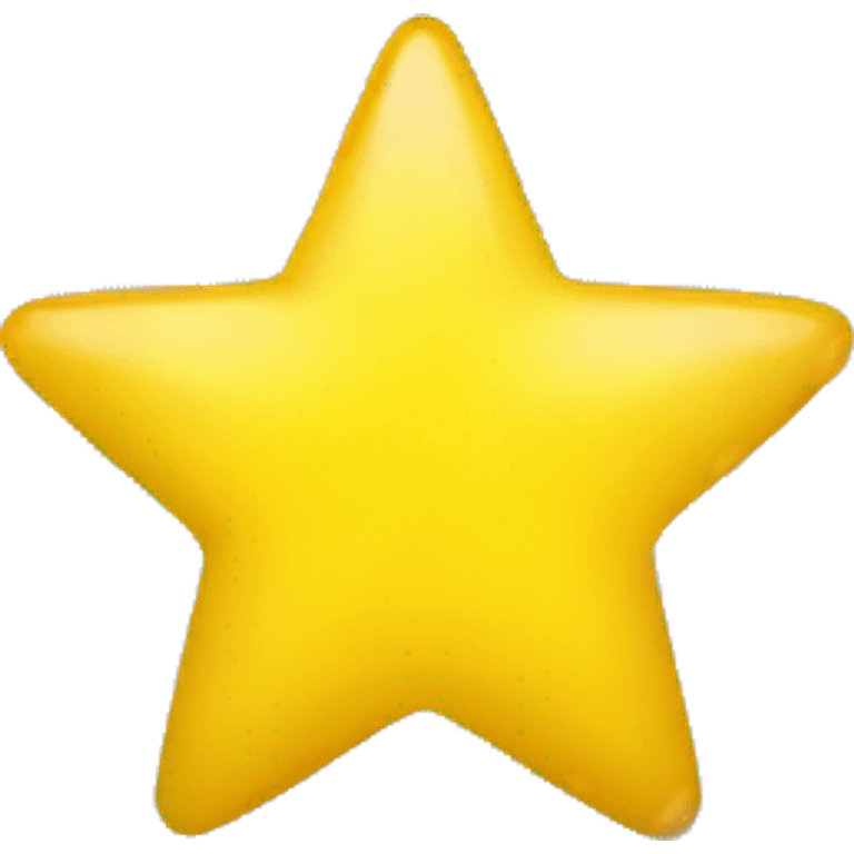 Half yellow star emoji