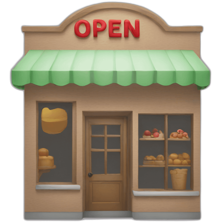 open store sign emoji