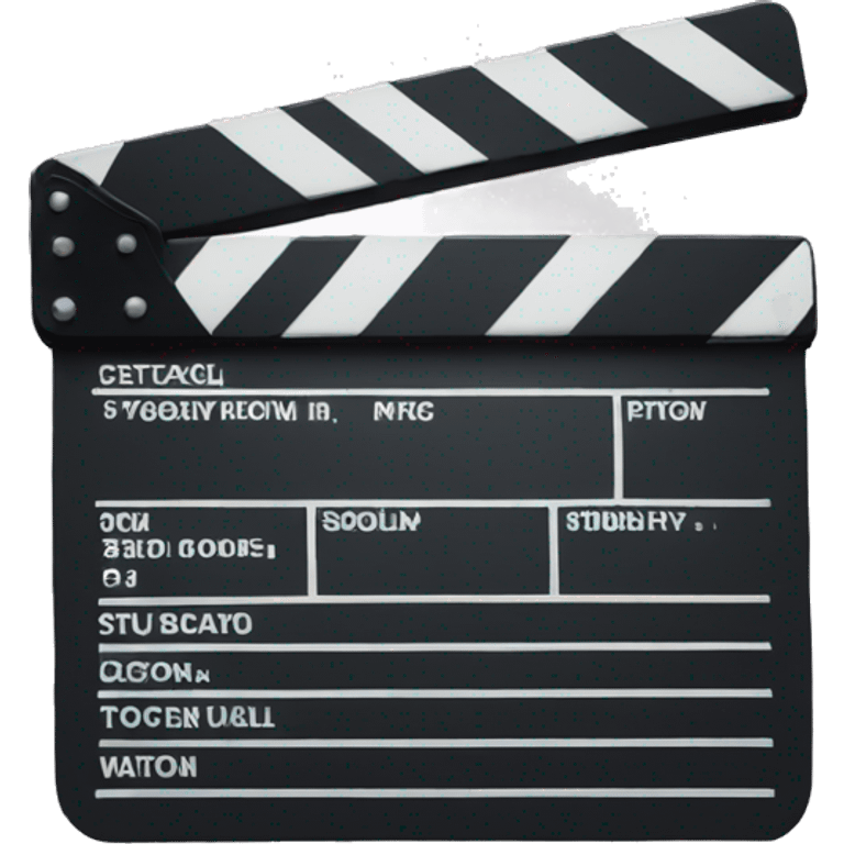 clapperboard emoji