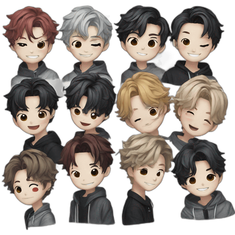 Stray Kids kpop emoji