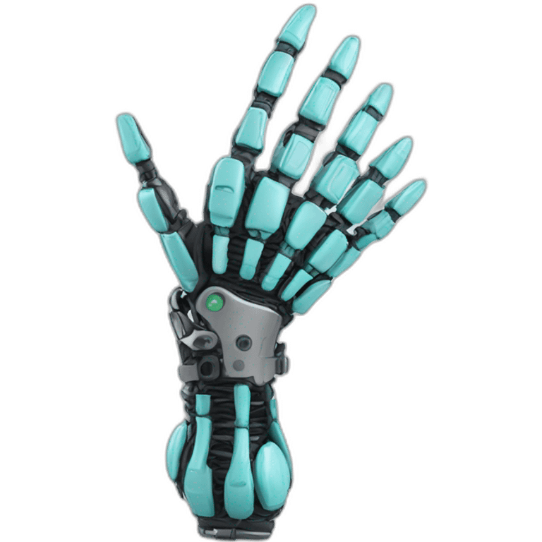 bionic hand emoji