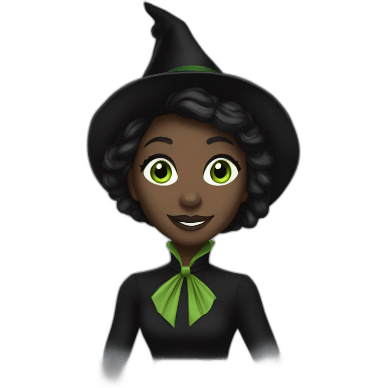 Elphaba wicked cynthia erivo black hair emoji