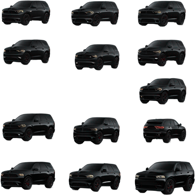 2024 black dodge durango hellcat  emoji