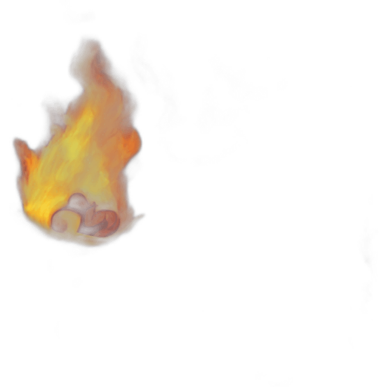 Cœur en feu emoji