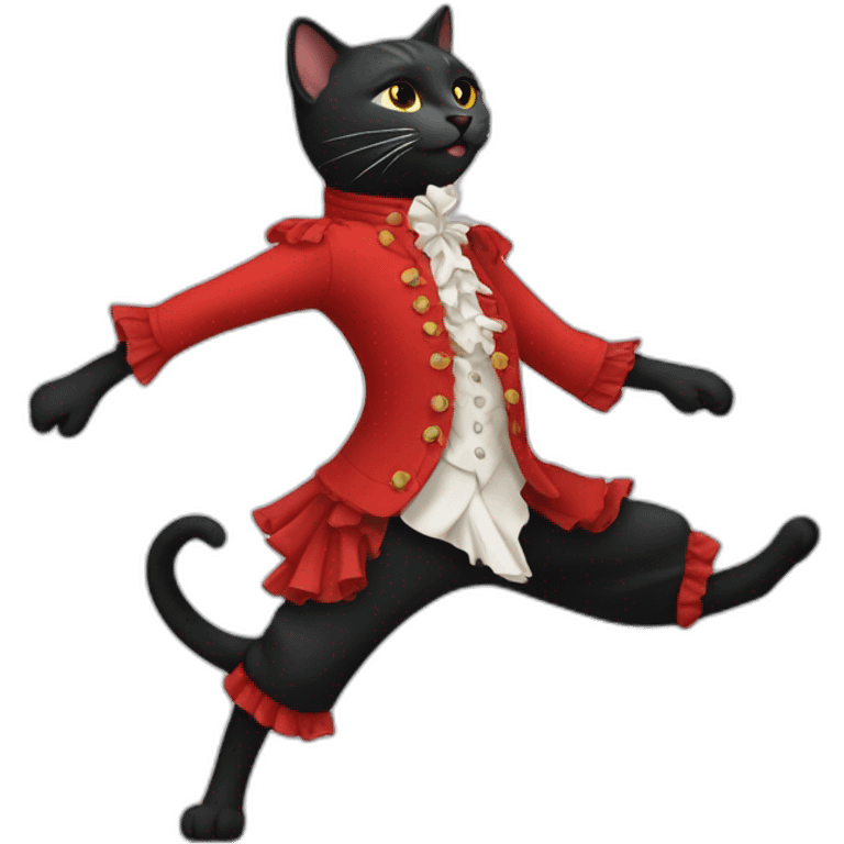 cat dancing flamenco emoji