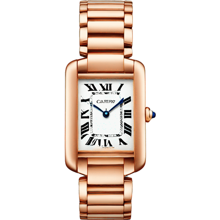 cartier tank watch emoji