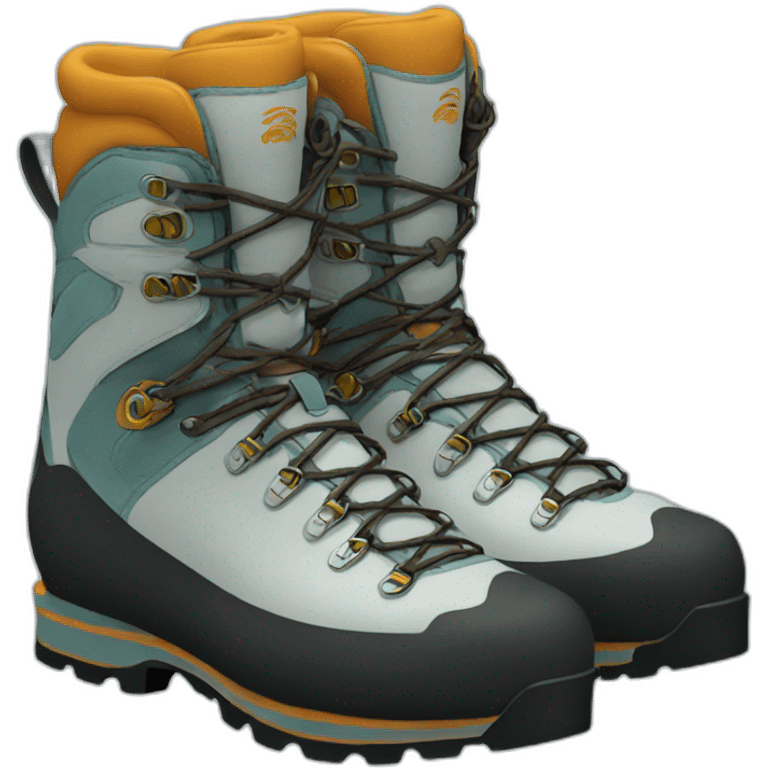 Ice climbing boots emoji