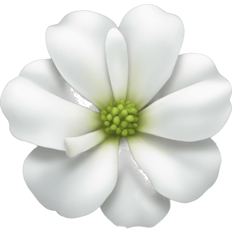 White flower  emoji