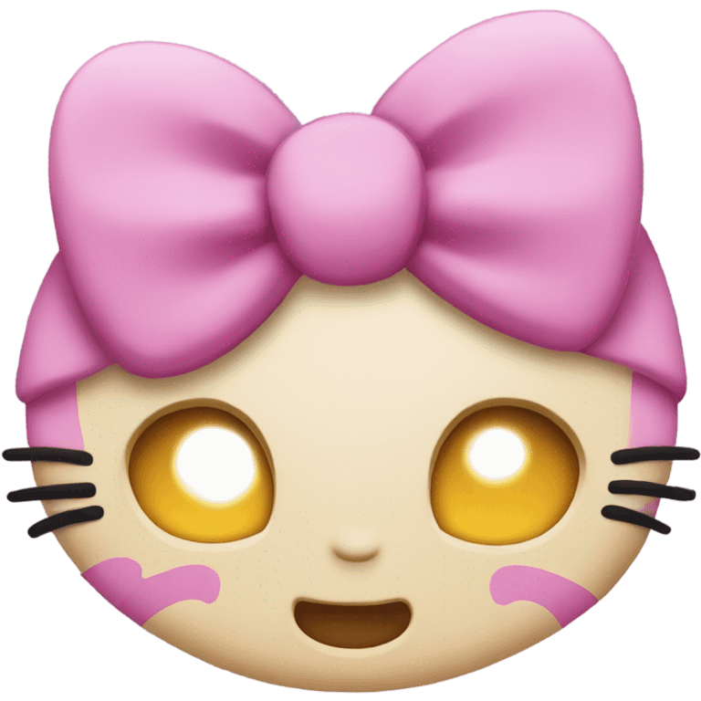 hello kitty face emoji mad  emoji