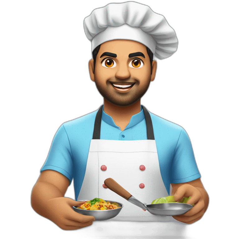 Rohit Sharma Cooking  emoji