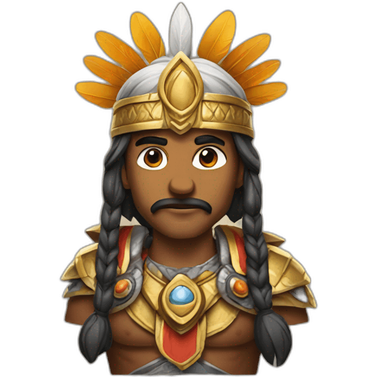 indian warrior king emoji