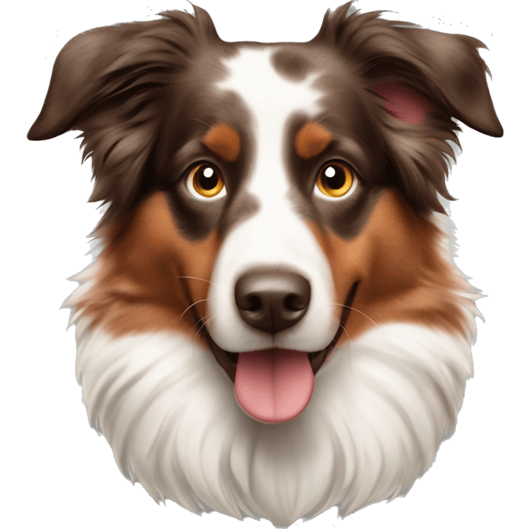 Red Merle Australian shepherd  emoji