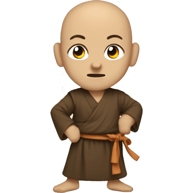 a fighting monk emoji