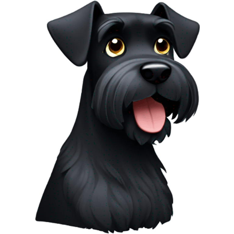 Black schnauzer emoji