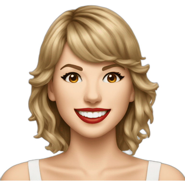 taylor swift smile emoji