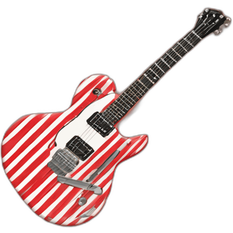 guitar van Halen stripes emoji