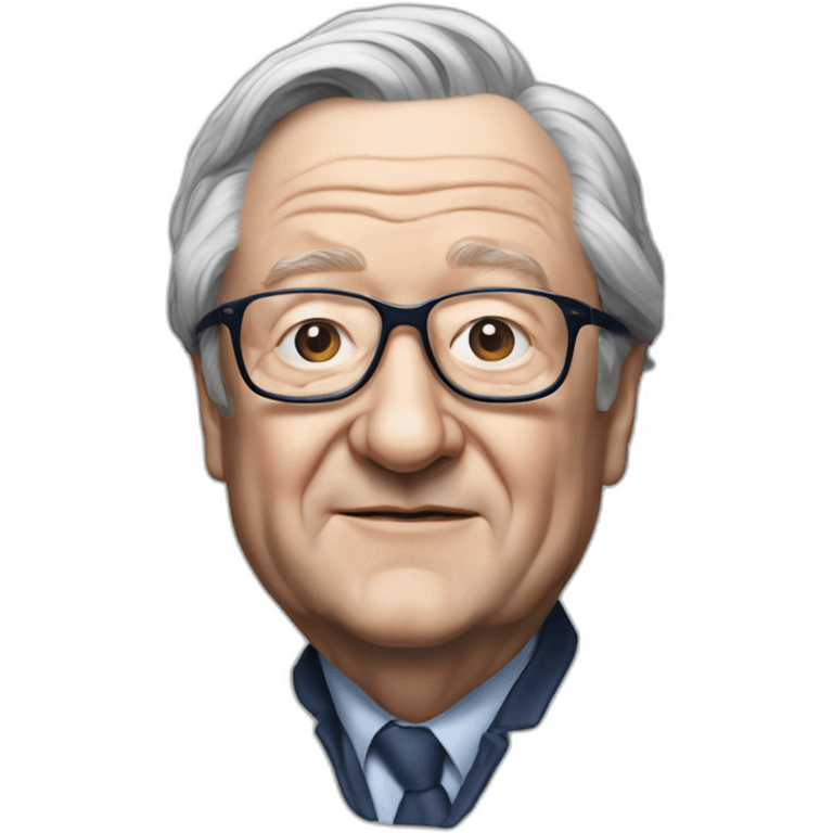 Hyper realistic Jean Marie lepen emoji