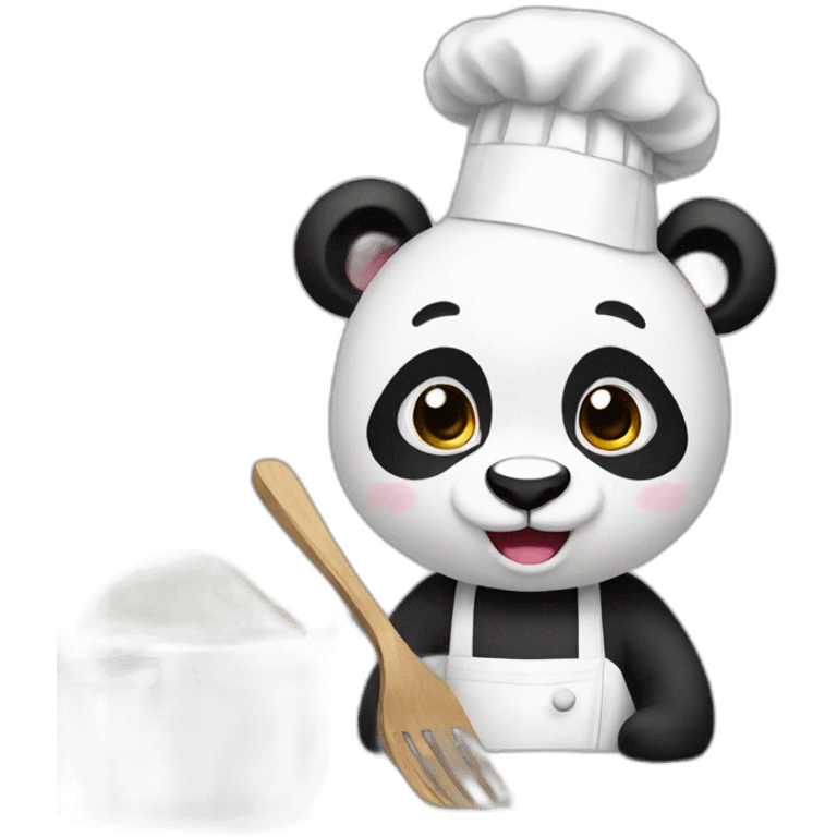 Panda chef cuisinier emoji