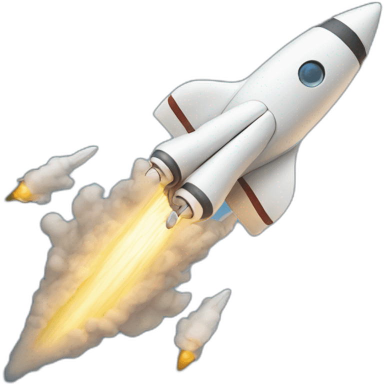 spaceship launching emoji