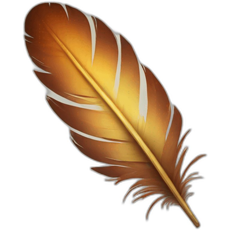 a feather emoji