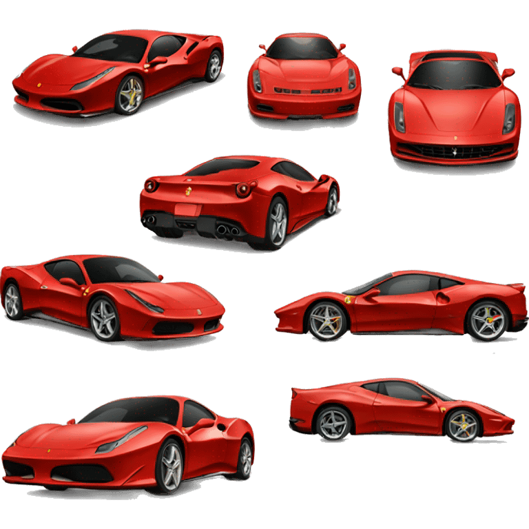 Red ferrari emoji