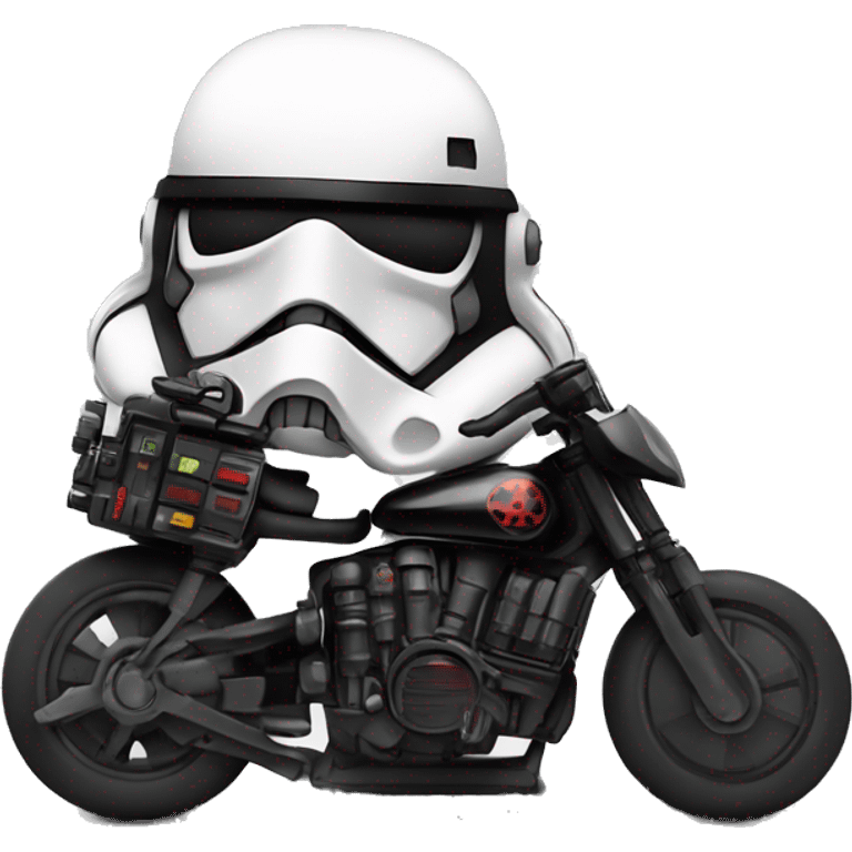 Star Wars racer verse death trooper. 1car emoji