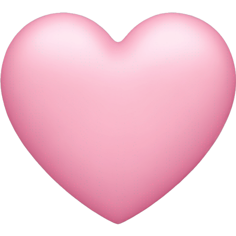 Pink pastel heart emoji