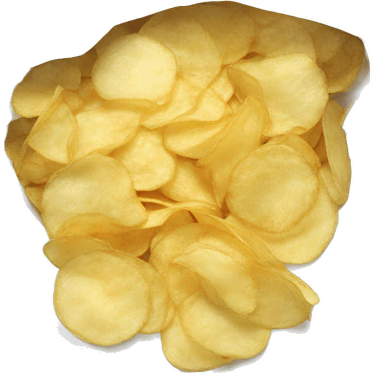 bag of potato chips, sour cream and onion, lays emoji