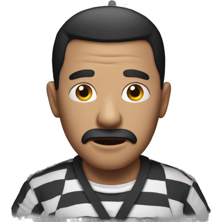 a scary prisoner emoji