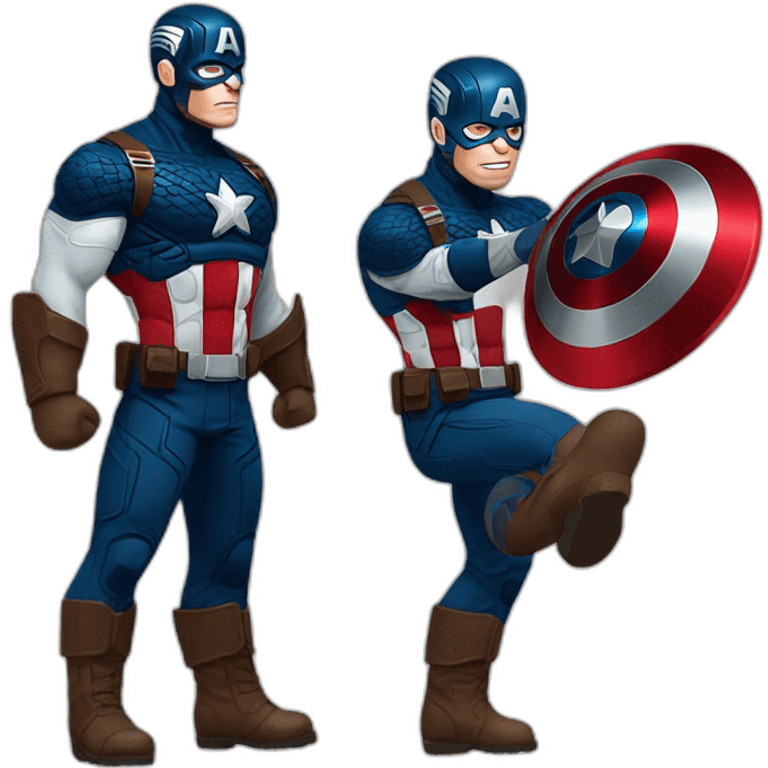 Captain America fait un pouce en l’air emoji